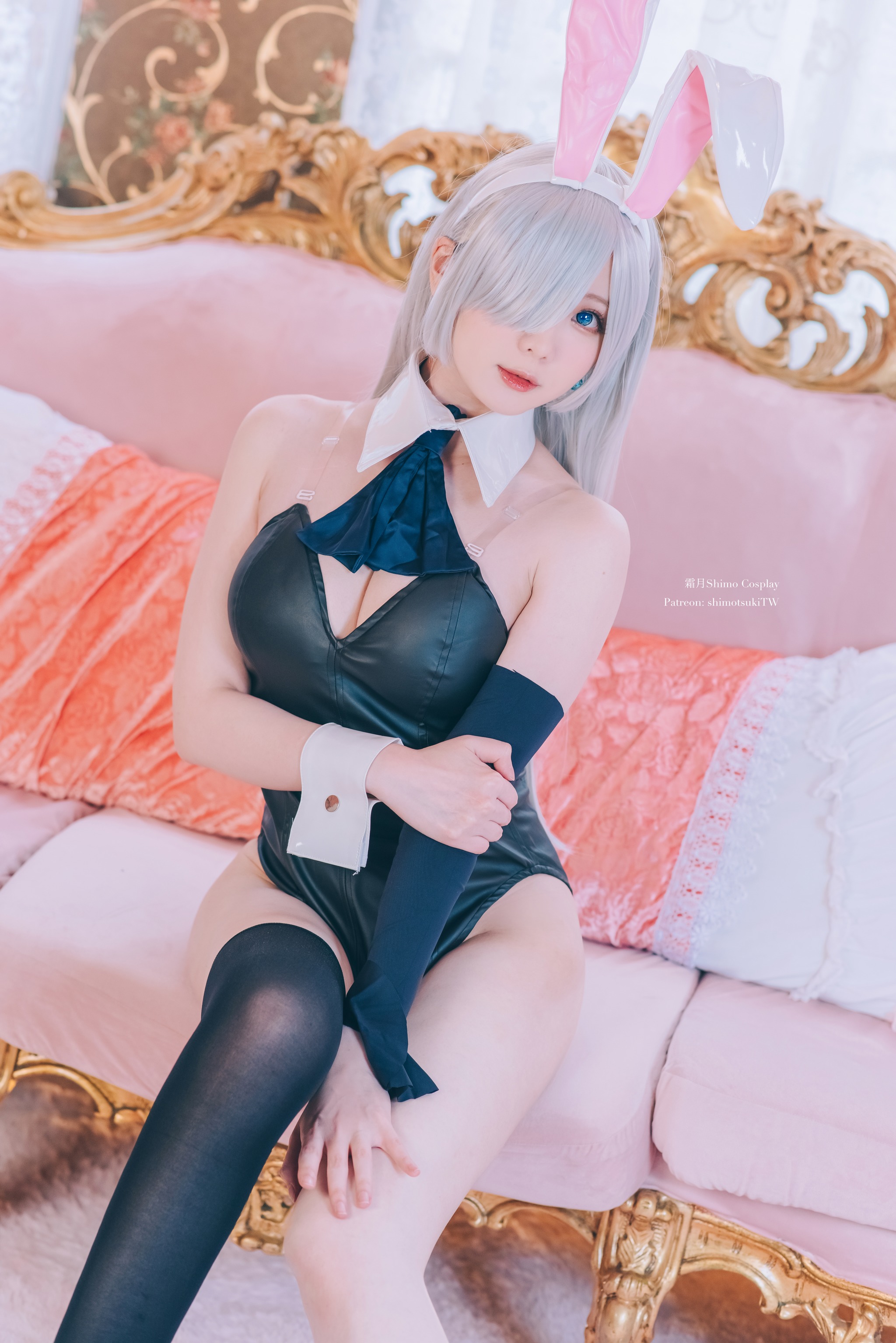 霜月shimo - NO.060 七大罪 伊丽莎白 兔女郎 [16P]-XikXak